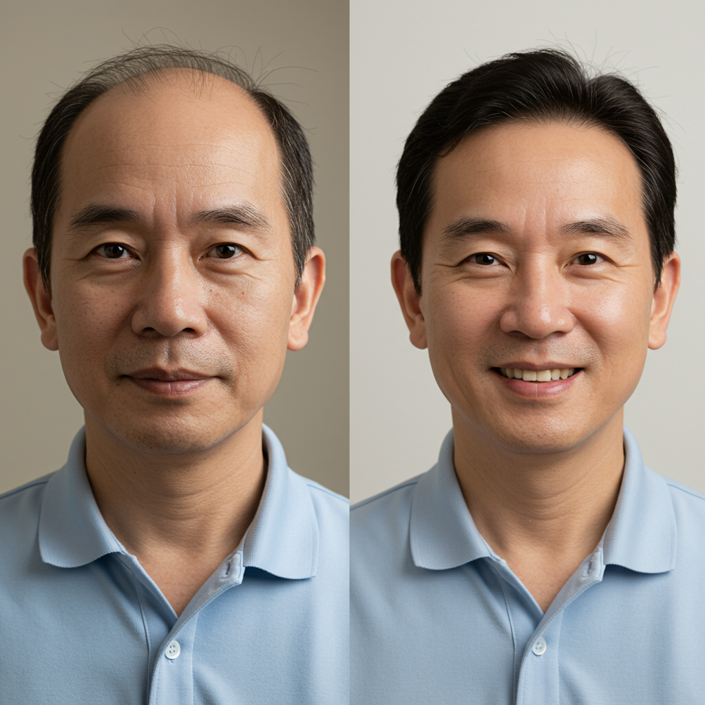 马来西亚首个解决男士头发稀疏问题的密发帽