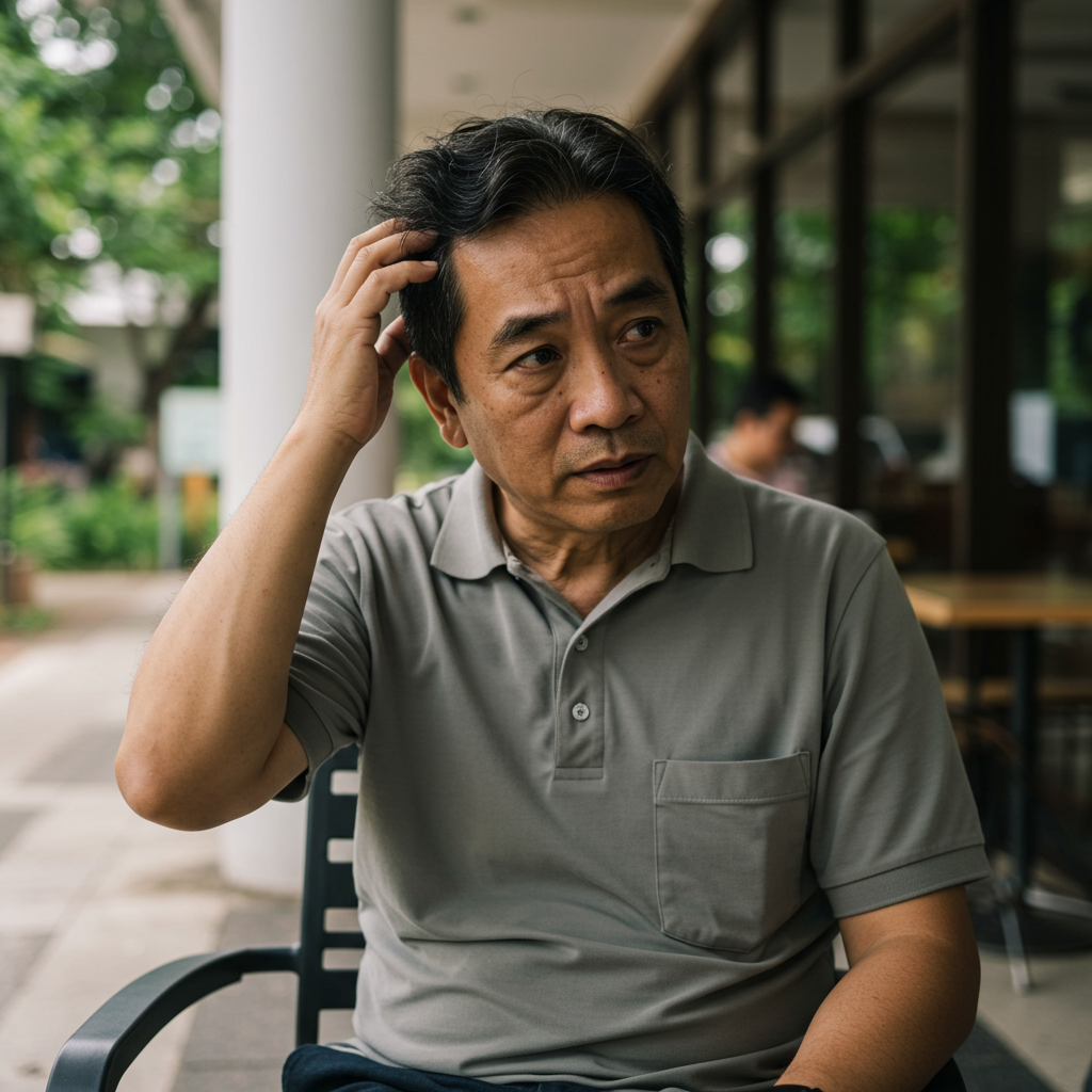 马来西亚密发帽对于头发稀疏的男生很重要