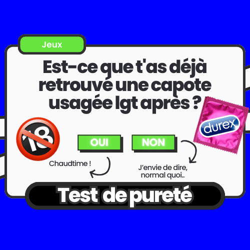 **Test de Pureté** : Jeu question-réponse révélant les anecdotes les plus insolites, parfait pour détendre l’atmosphère en début de soirée.