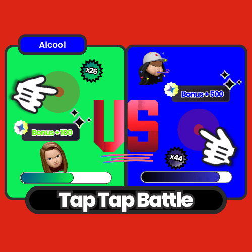 Un jeu de rapidité et de réflexes où deux joueurs s'affrontent en tapotant pour accumuler des points, le perdant trinque