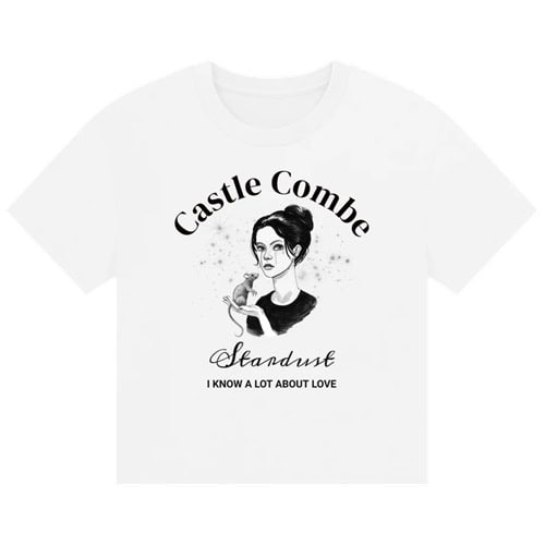 Women's Castle Combe Stardust T-Shirt White - Castle Combe Mercantile