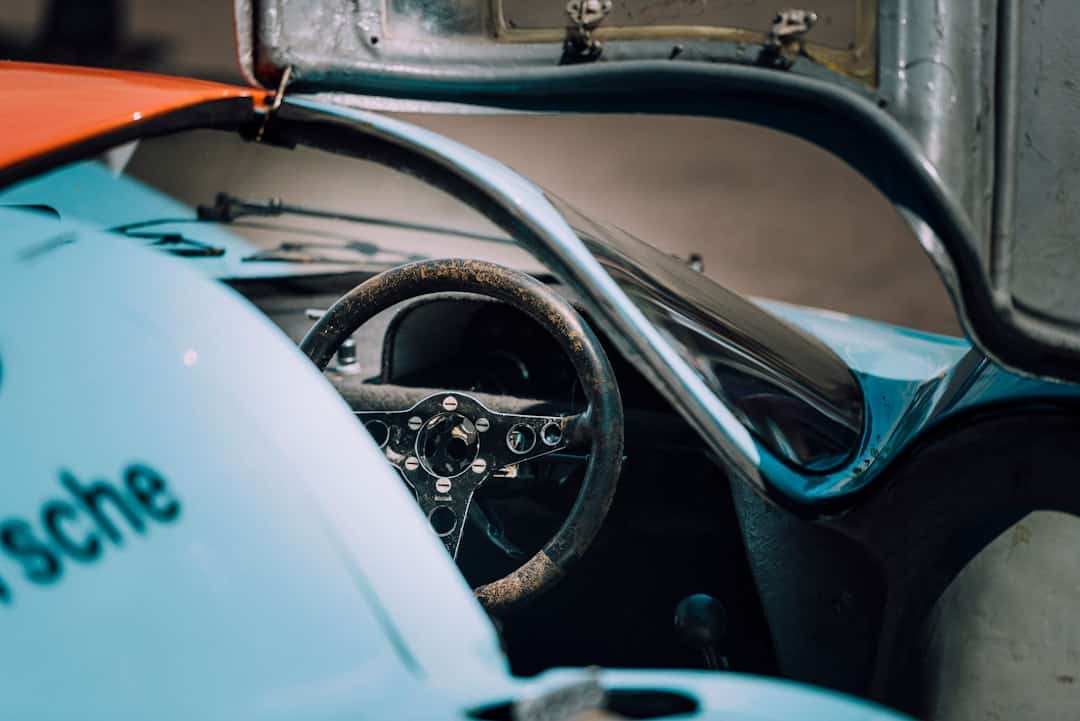 Gulf Porsche 917k interior, Historic Motorsports racing at the Castle Combe Autumn Classic - Castle Combe Race Circuit, North Wiltshire, UK β Photo by George Bale | Castle Combe England