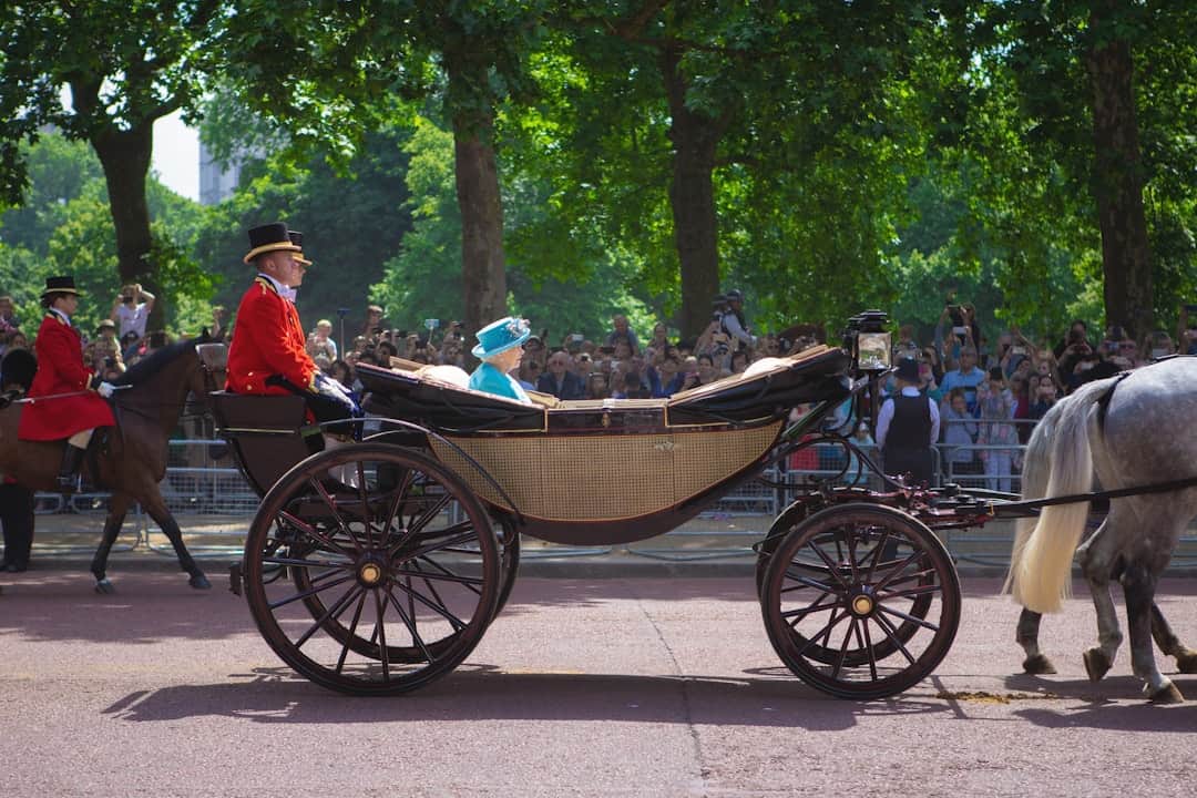 Queen Elizabeth the 2nd who visited The Manor House Hotel in the Cotswolds Village of Castle Combe, North Wiltshire, UK β Photo by Mark de Jong | Castle Combe England