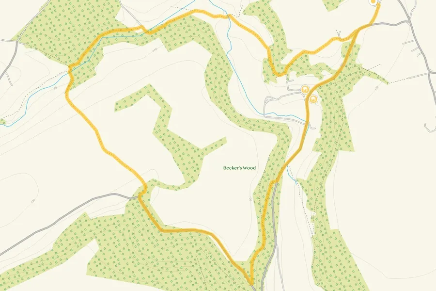 Walking Routes from Local Walks Map - best Castle Combe Cotswolds walks, North Wiltshire, UK | Castle Combe England