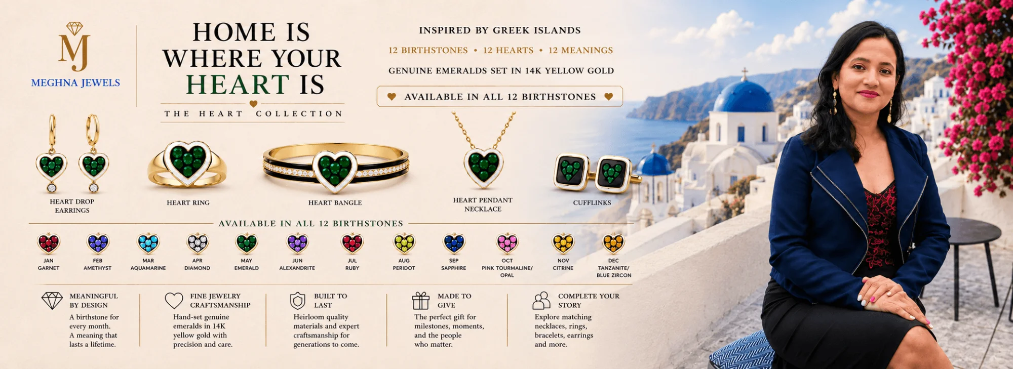 Meghna Jewel — Heart Collection banner