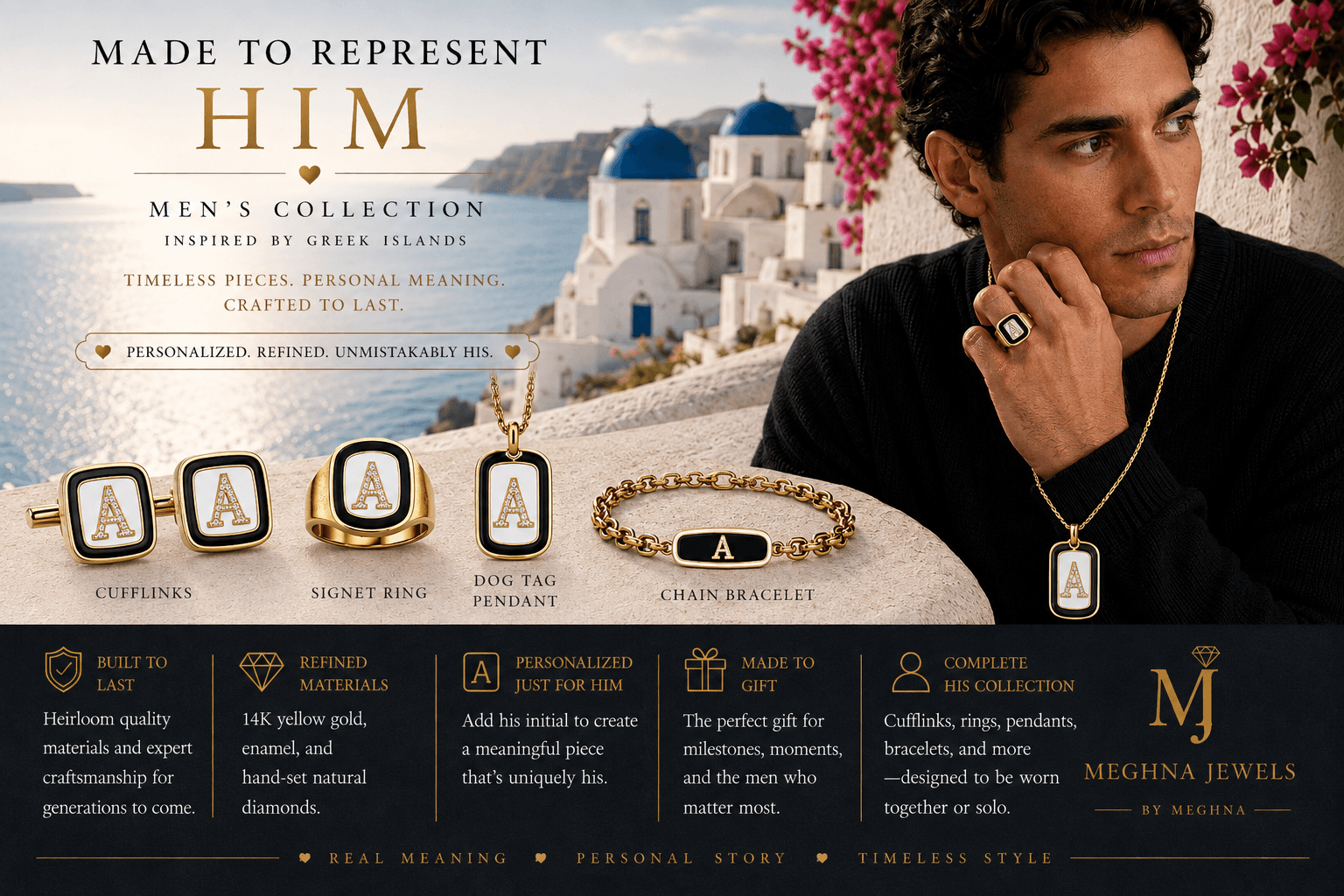 Meghna Jewels — Made to Represent Him
