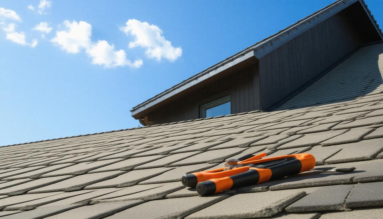 Roofing services in Maryland, showcasing a variety of roofing materials and professional installation techniques.