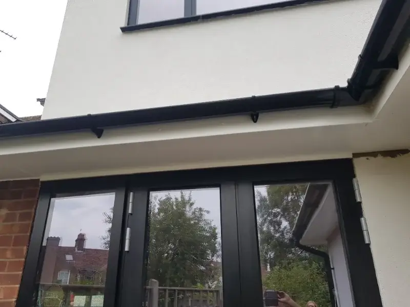 Soffit installation work completed in Norwich Norfolk by Canary Guttering Services