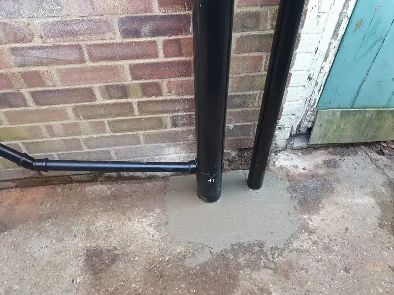 Concrete driveway and patio work completed in Norwich Norfolk by Canary Guttering Services