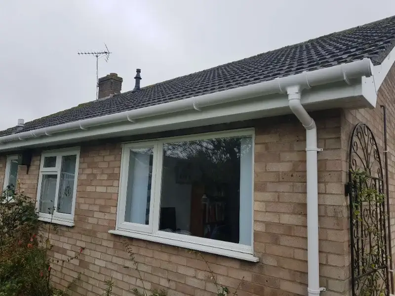 Gutter replacement work completed in Norwich Norfolk by Canary Guttering Services