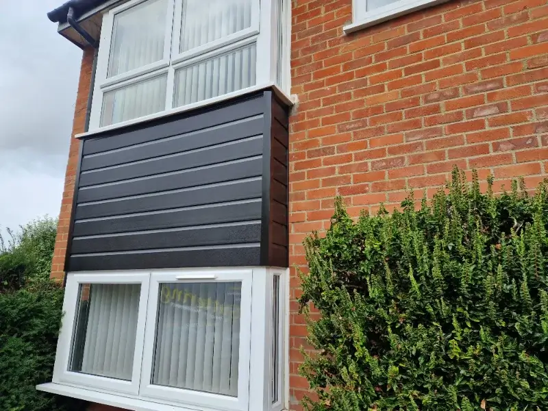 Exterior cladding work completed in Norwich Norfolk by Canary Guttering Services