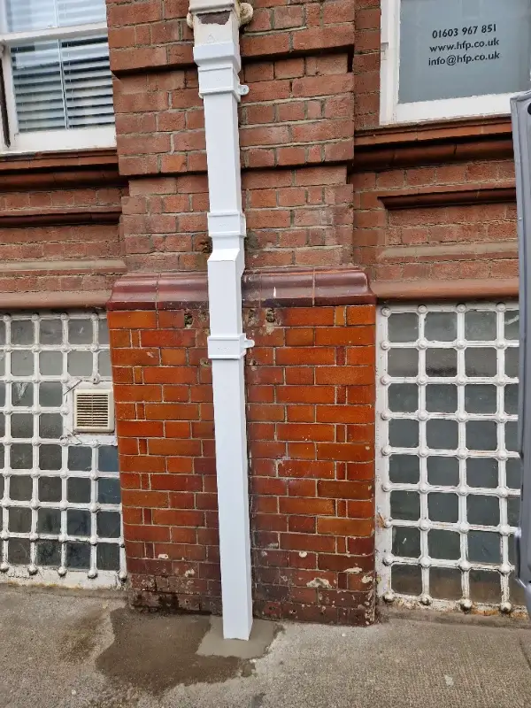 Gutter replacement work completed in Norwich Norfolk by Canary Guttering Services