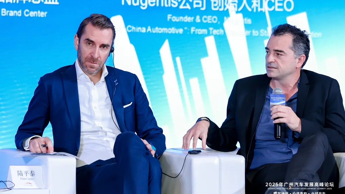 Hagai Gat speaking on the Going Global panel at the Guangzhou Auto Industry Development Summit 2025