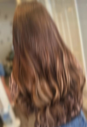 Long brunette waves hair extensions by Fly Girls Ipswich