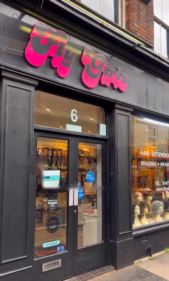 The Fly Girls Ipswich shopfront on Dogs Head Street