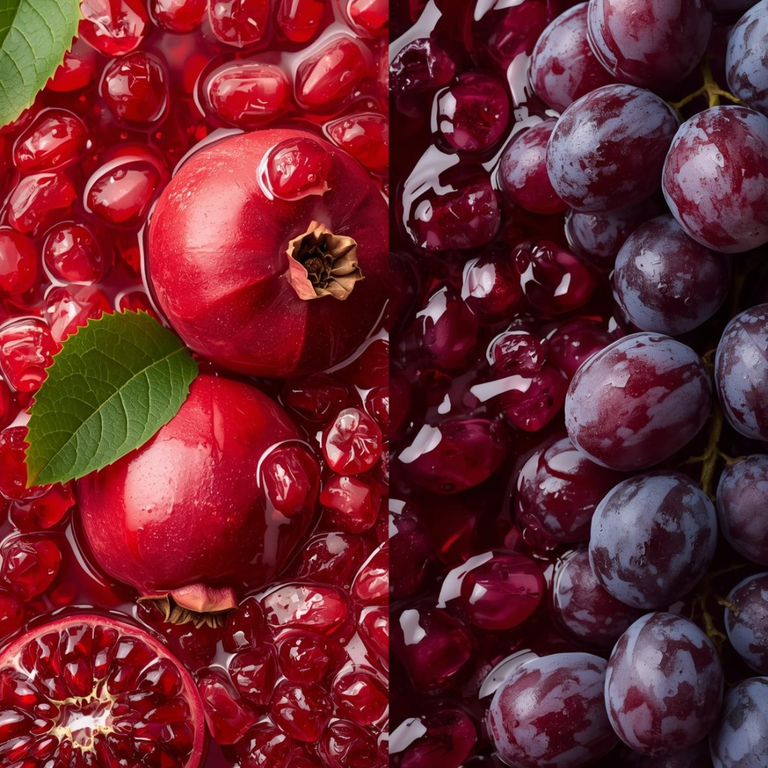 Wood table with porcelain mug, leather journal, brass pen, leather key ring, and a houseplant.
