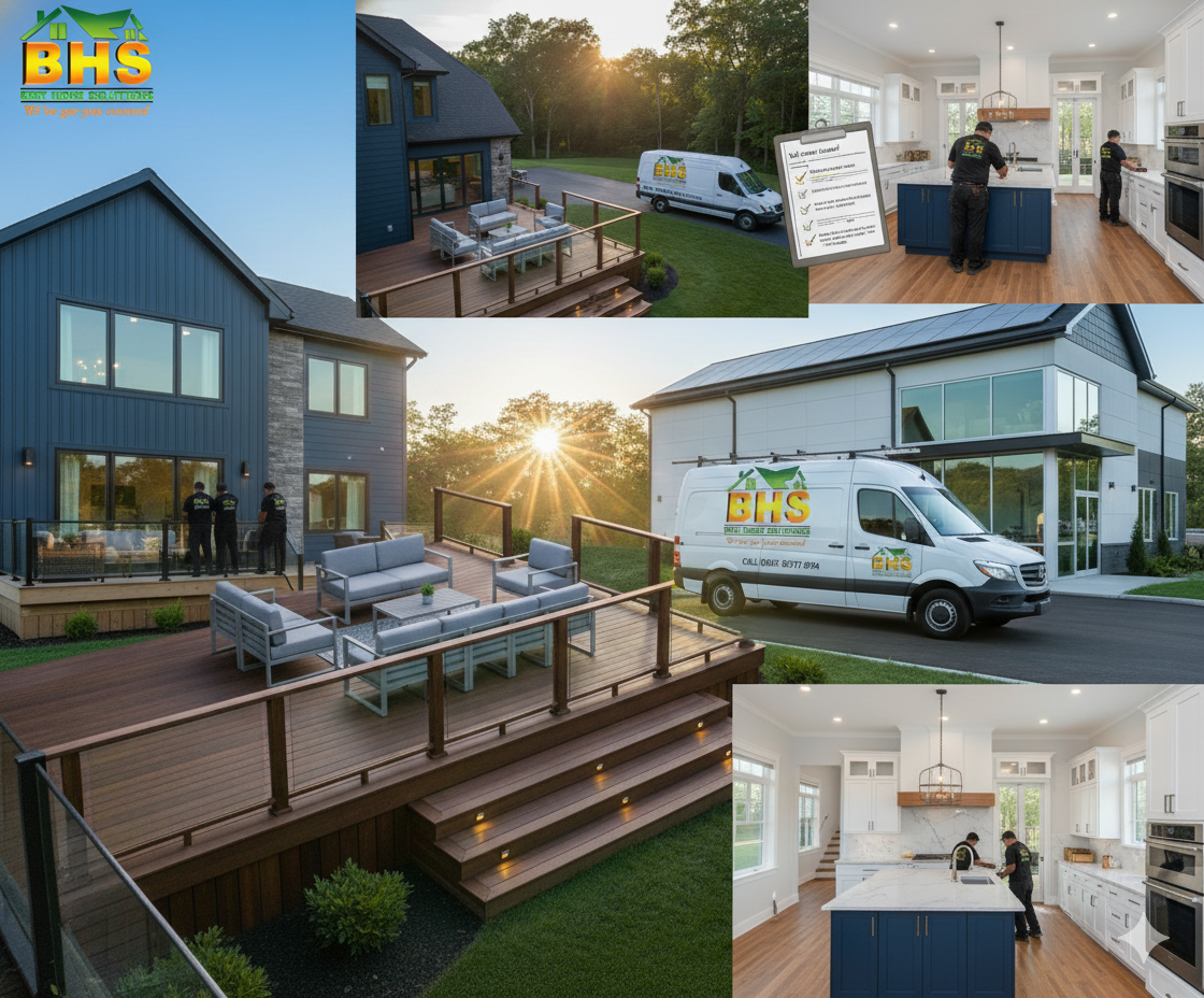 Services offered by Best Home Solutions and Renovations