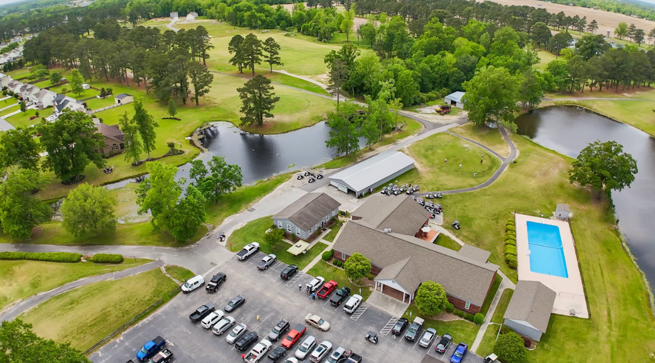 Number 9 green at Rock Creek Country Club