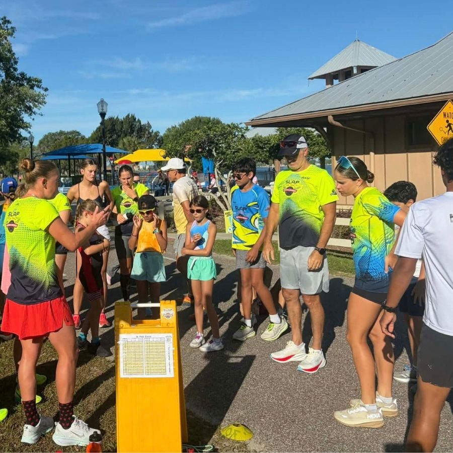 Coached run group workout