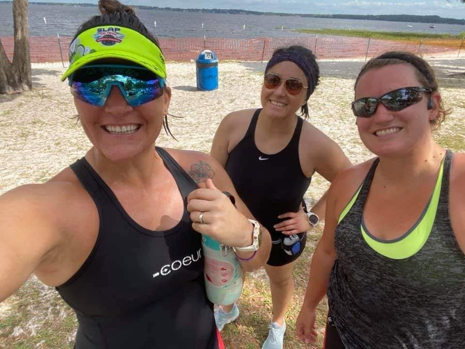 Try-a-Tri group with Coach Michelle in 2020