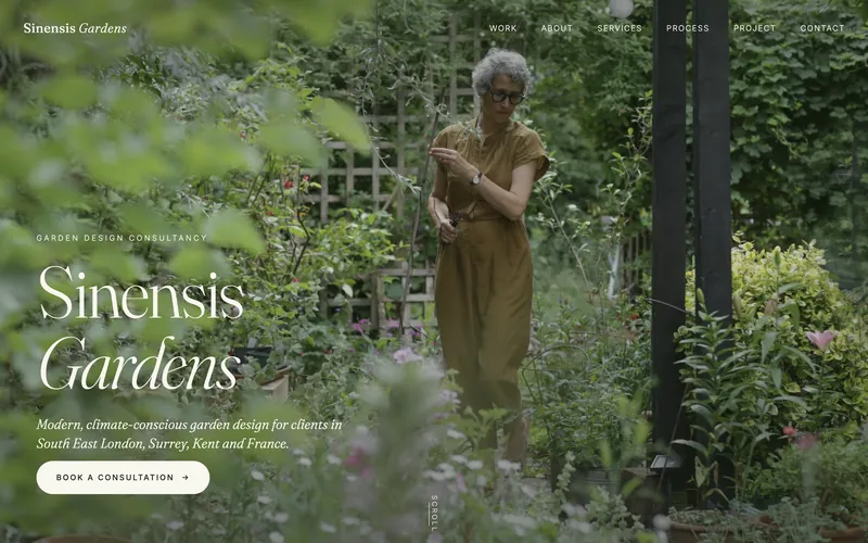 Sinensis Gardens website