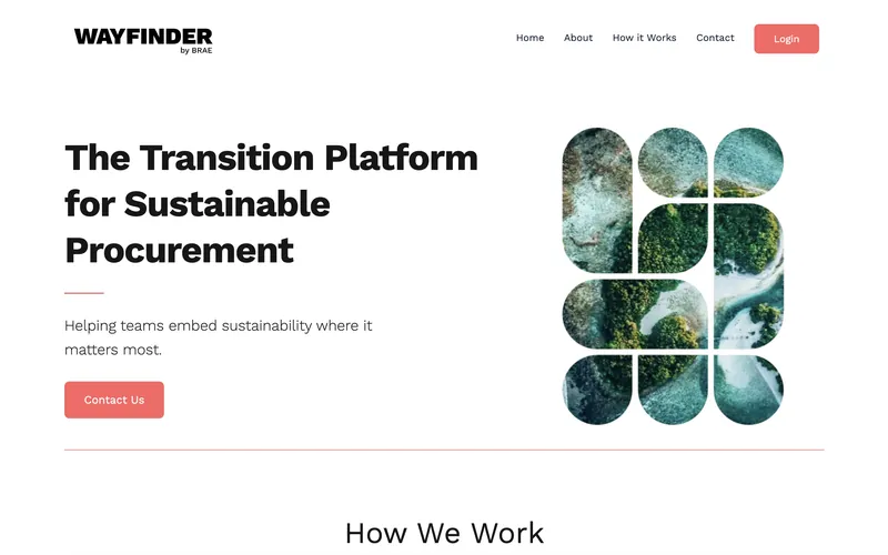 Wayfinder by BRAE website