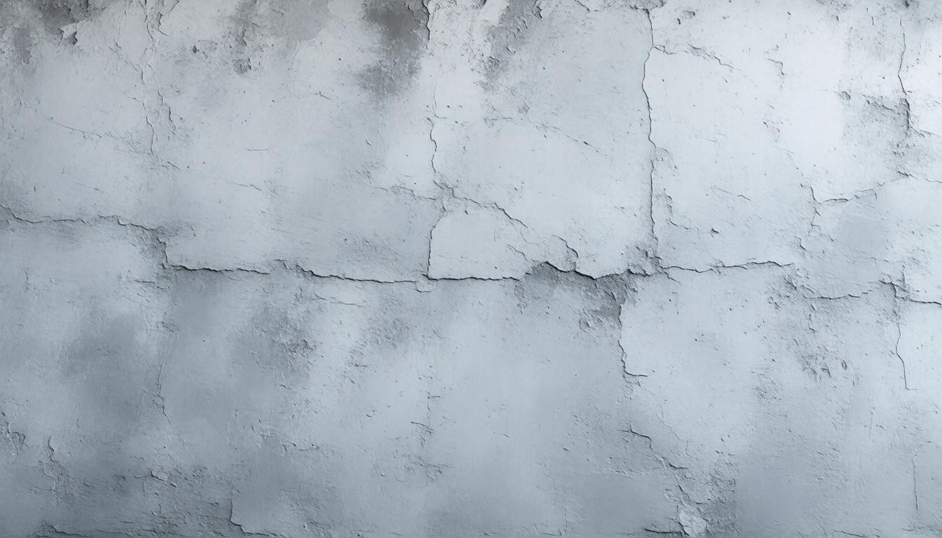 A white wall featuring a noticeable crack running vertically through its surface.