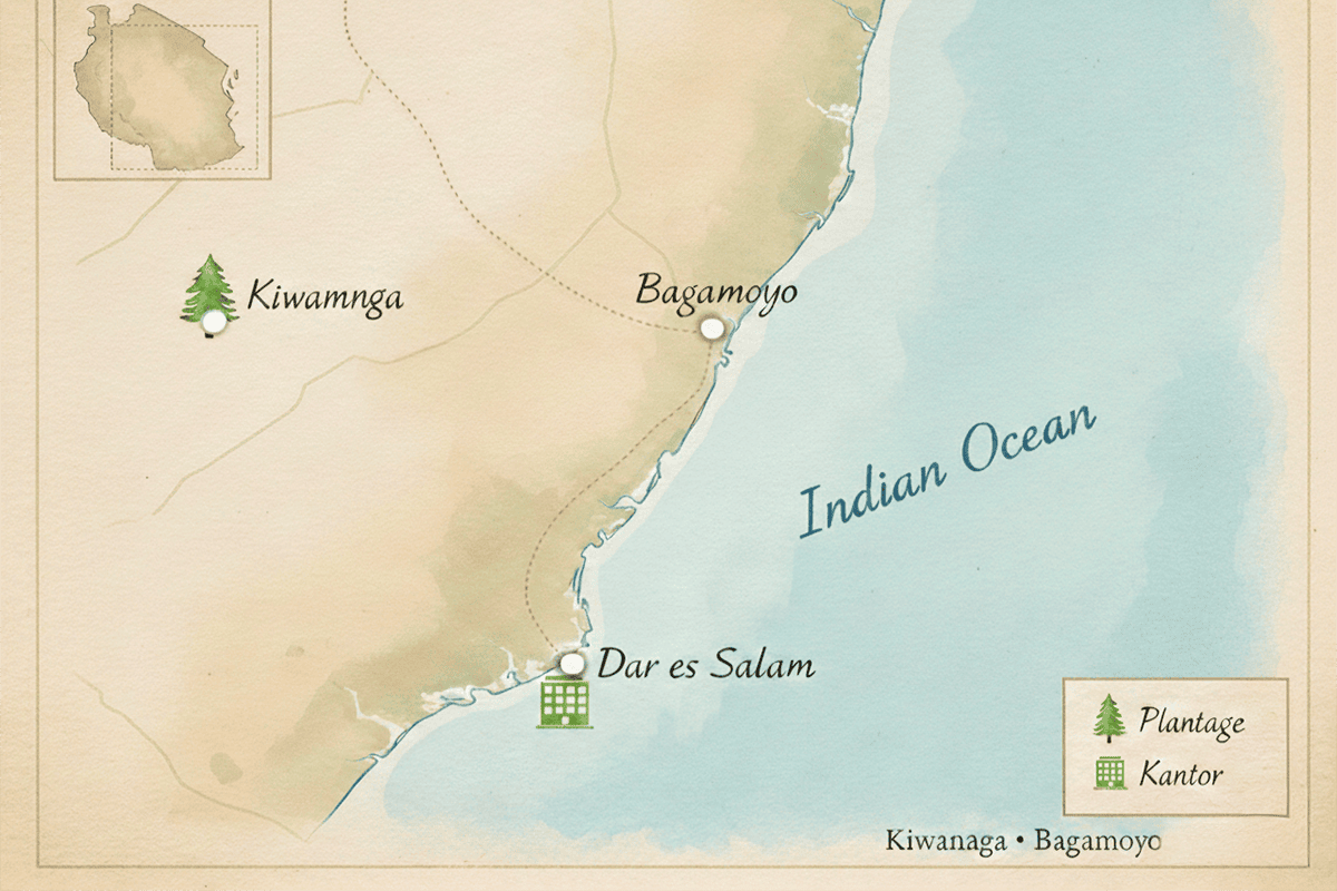 Locatie Kiwangwa, Bagamoyo