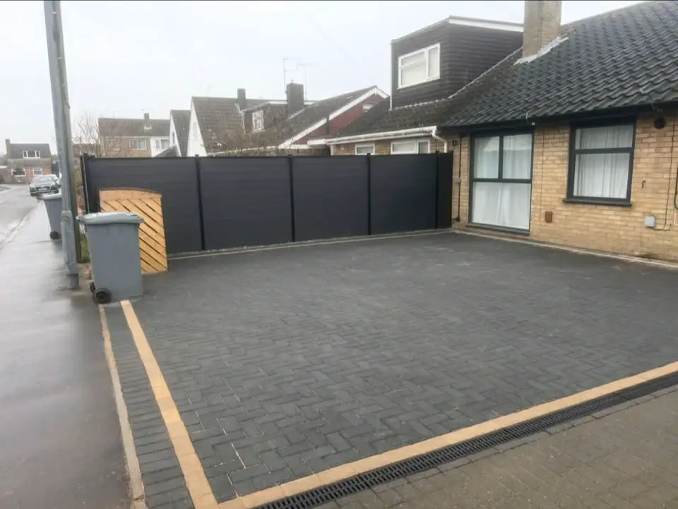 Driveway remodelled for easier everyday parking.