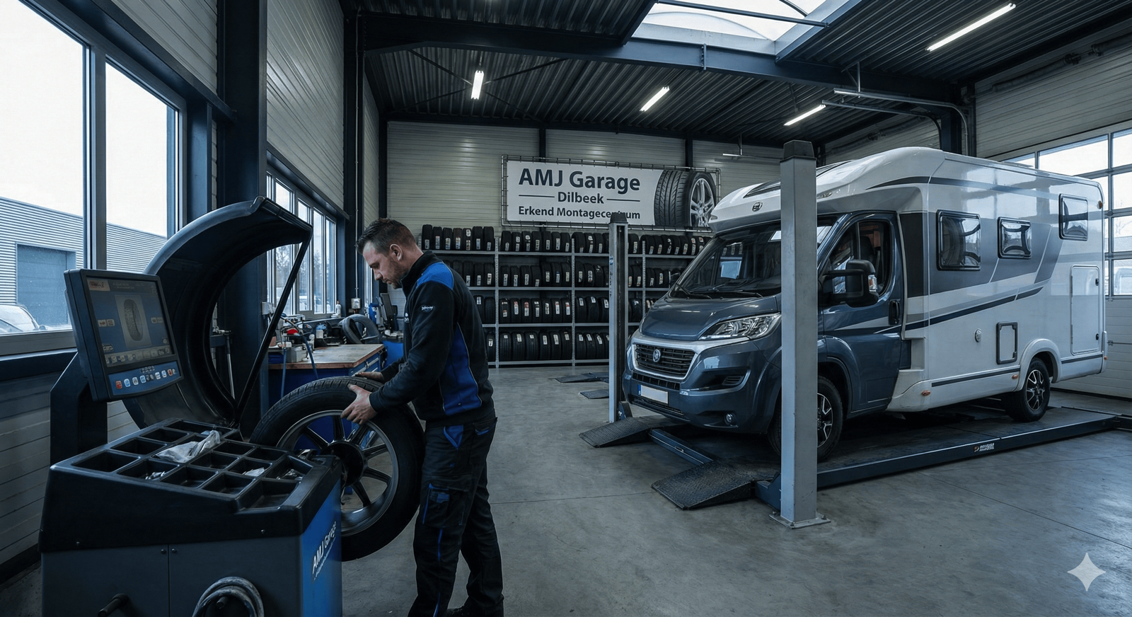 Bandencentrale AMJ Garage Dilbeek Vlaams-Brabant