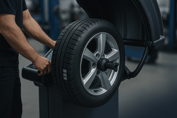 Banden balanceren en monteren