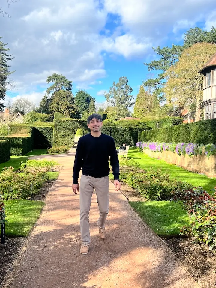 Joe outdoors in Newport